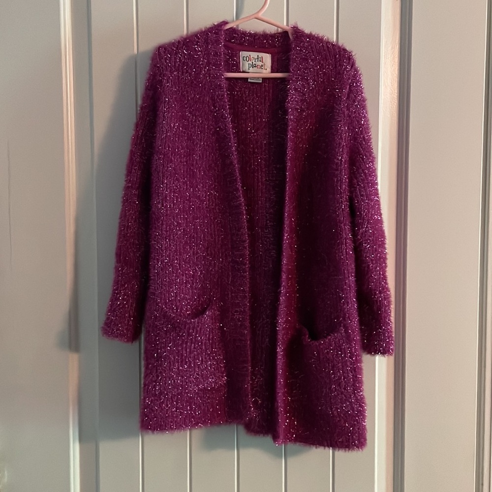 Purple Cardigan